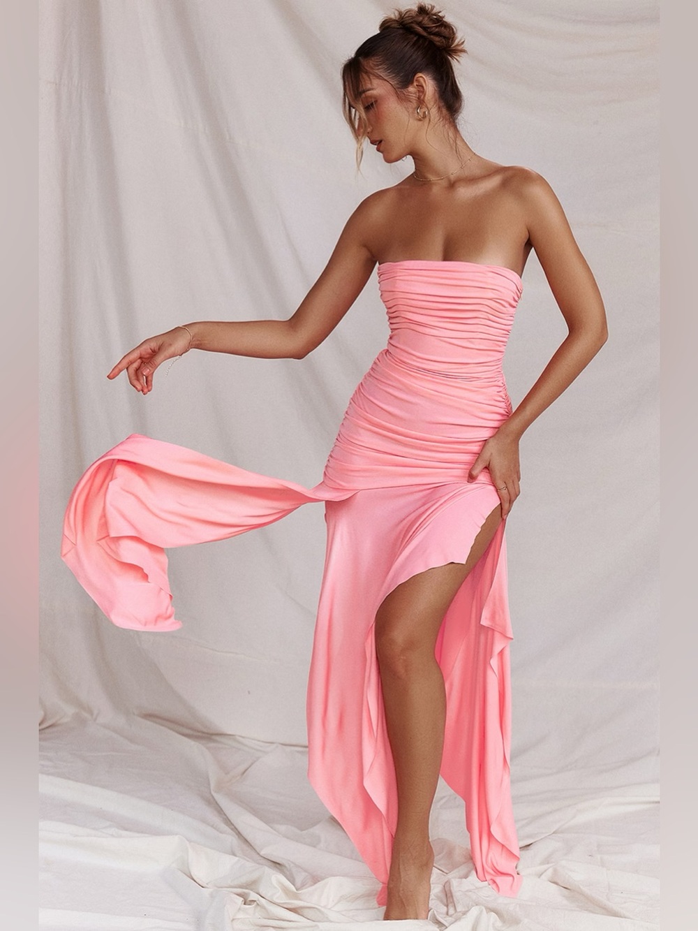 NWOT House of CB 'Ivana' Asymmetric Dress